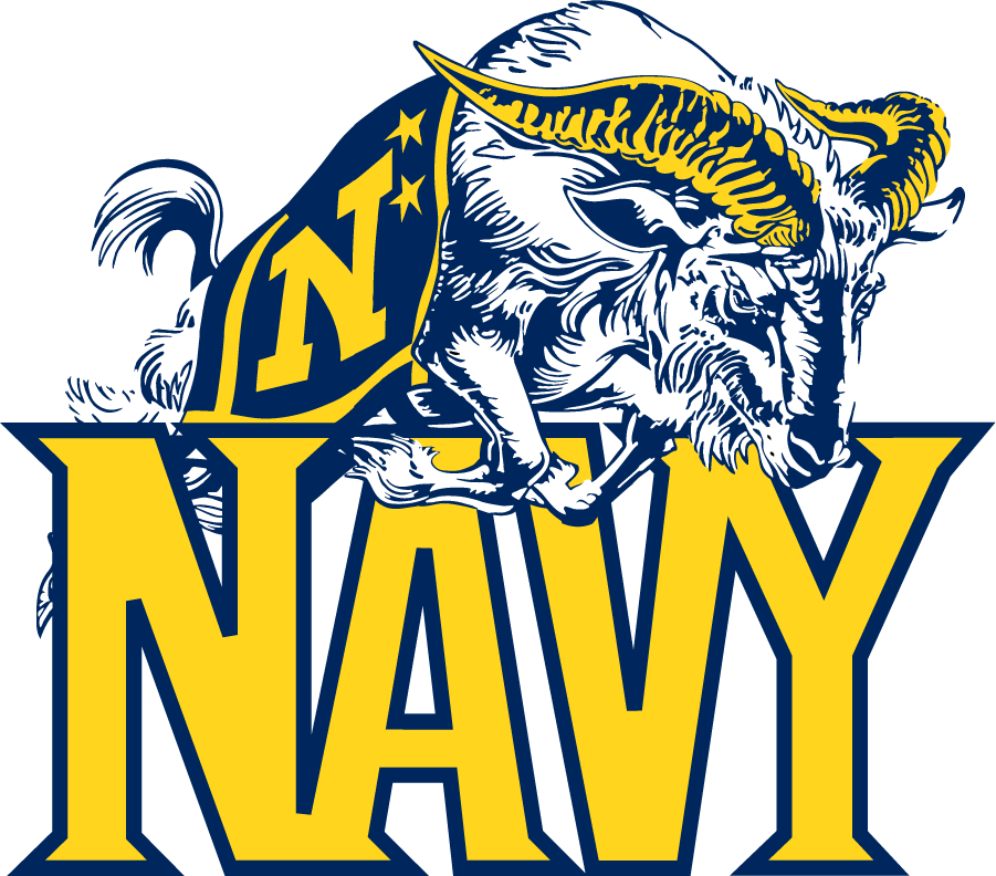 Navy Midshipmen 1996-2009 Alternate Logo diy iron on heat transfer
